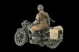 Tamiya Military 1/35 British BSA M20 Motorcycle w/Rider & MP Kit