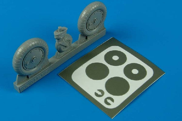 Aires Hobby Details 1/32 Bf109G Wheels & Paint Masks For HSG