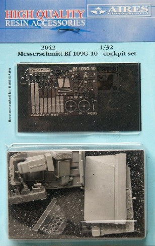 Aires Hobby Details 1/32 Bf109G10 Cockpit Set For HSG