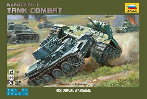 Zvezda MiilitaryWWII Tank Combat Warfare Board Game Expansion Set
