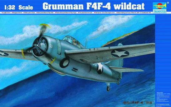 Trumpeter Aircraft 1/32 F4F4 Wildcat Aircraft Kit