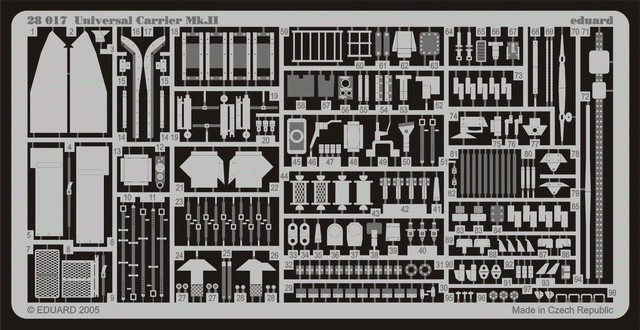 Eduard Details 1/48 Armor- Universal Carrier Mk II for TAM