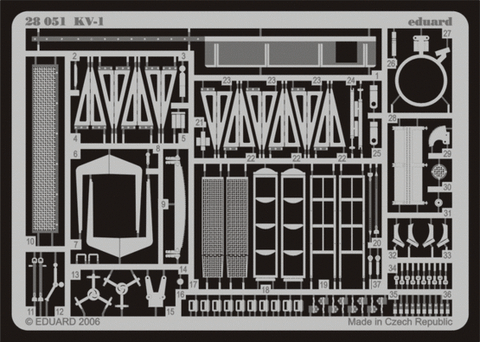 Eduard Details 1/48 Armor- KV1 for TAM