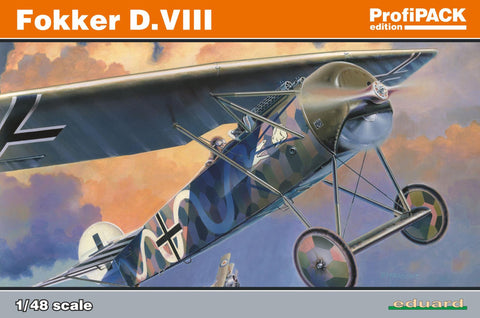 Eduard Aircraft 1/48 Fokker D VIII BiPlane Profi-Pack Kit