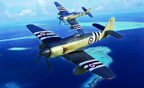 Trumpeter Aircraft 1/48 Hawker Sea Fury FB11 Fighter Kit