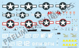 Eduard Aircraft 1/72 F6F3 Hellcat Fighter Profi-Pack Kit