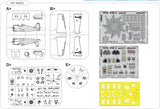 Eduard Aircraft 1/72 F6F3 Hellcat Fighter Profi-Pack Kit