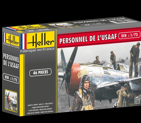 Heller Military 1/72 USAF Military Personnel (46) Kit