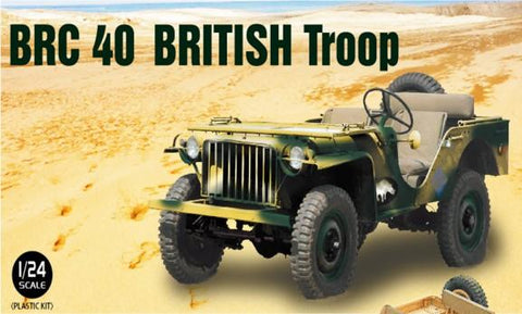 Ebbro Military 1/24 Bantam BRC40 British Troop Recon Vehicle Kit