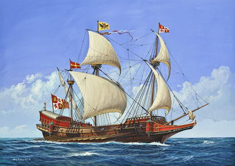 Revell Germany Ship Models 1/450 Galleon Spanish Sailing Ship (Re-Issue) Kit