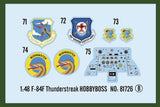 Hobby Boss Aircraft 1/48 F-84F Tunderstreak Kit