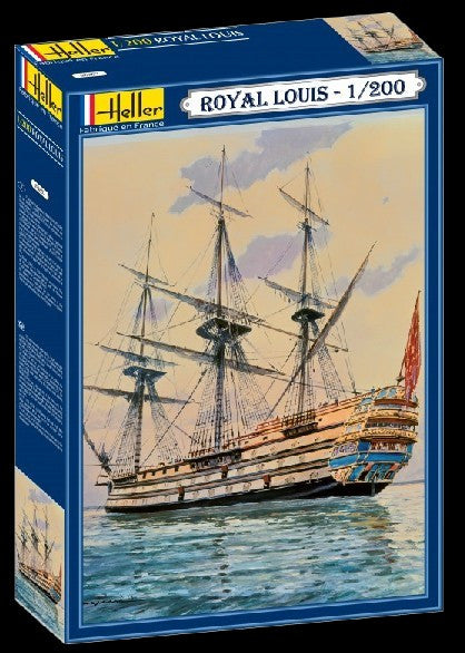 Heller Ships 1/200 Le Royal Louis Sailing Ship Kit