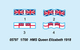 Trumpeter Ship Models 1/700 HMS Queen Elizabeth British Battleship 1918 Kit