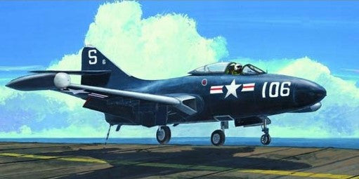 Trumpeter Aircraft 1/48 F9F3 Panther USN Fighter Kit