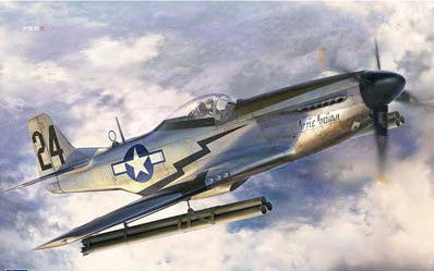 Hasegawa Aircraft 1/32 P51D Mustang USAAF Bomber w/Rocket Tubes Ltd. Edition Kit