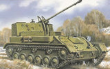 Unimodel Military 1/72 ZSU37 Russian Tank w/Self-Propelled Gun Mod. 1944  Kit