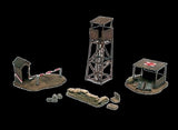 Italeri Military 1/72 WWII Battlefield Buildings (First-Aid Post, Check Point & Tower) Kit