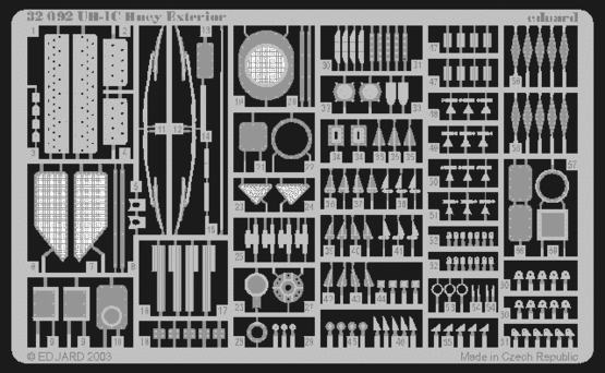 Eduard Details 1/35 Aircraft- UH1C Exterior for ACY