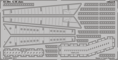 Eduard Details 1/32 Aircraft- A4E Slats for TSM