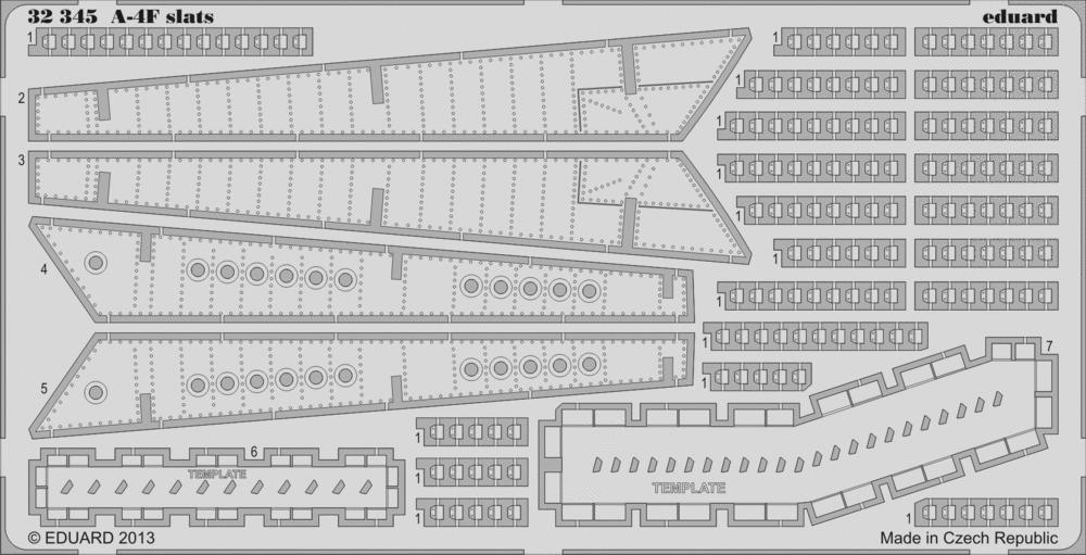 Eduard Details 1/32 Aircraft- A4F Slats for TSM