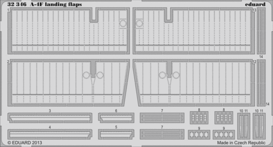 Eduard Details 1/32 Aircraft- A4F Landing Flaps for TSM