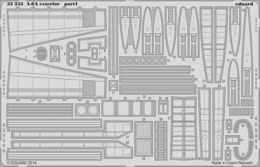 Eduard Details 1/32 Aircraft- A6A Exterior for TSM