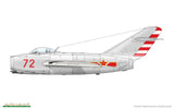 Eduard Aircraft 1/144 MiG15 Fighter Dual Combo Ltd. Edition Kit
