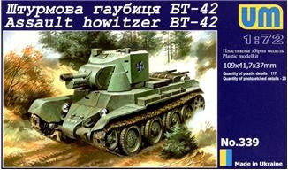 Unimodel Military 1/72 BT42 Finnish Army Assault Tank w/114mm Howitzer Mk II Gun Kit