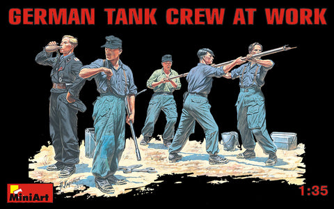 MiniArt Military Models 1/35 German Tank Crew at Work Kit