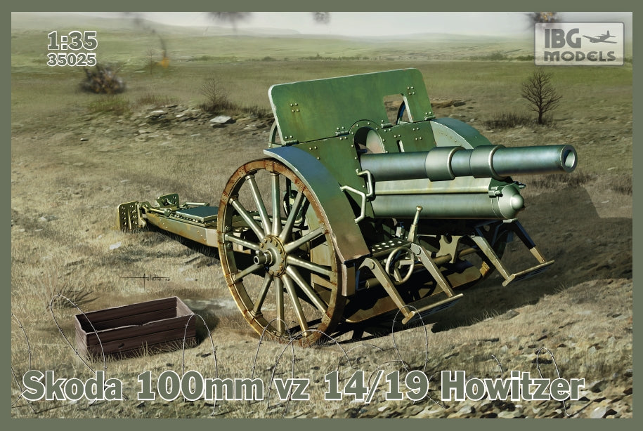 IBG Models Clearance Sale 1/35 SKODA 100mm vz 14/19 HOWITZER Kit