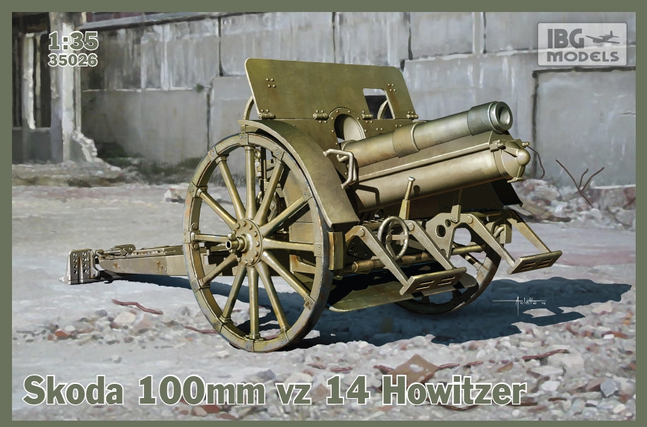 IBG Models Clearance Sale 1/35 SKODA 100mm vz 14 HOWITZER Kit