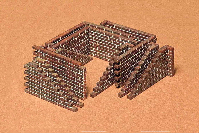 Tamiya Military 1/35 Brick Wall Set Kit