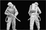 Corsar Rex 1/35 WWII Soviet Soldier Elite Assault Troops Standing Holding Flame Thrower Resin Kit