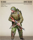 Corsar Rex 1/35 WWII Soviet Soldier Elite Assault Troops Standing Holding Flame Thrower Resin Kit