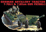 MiniArt Military Models 1/35 German Artillery Tractor T70r & 7.62cm Gun FK288(r) w/Crew Kit