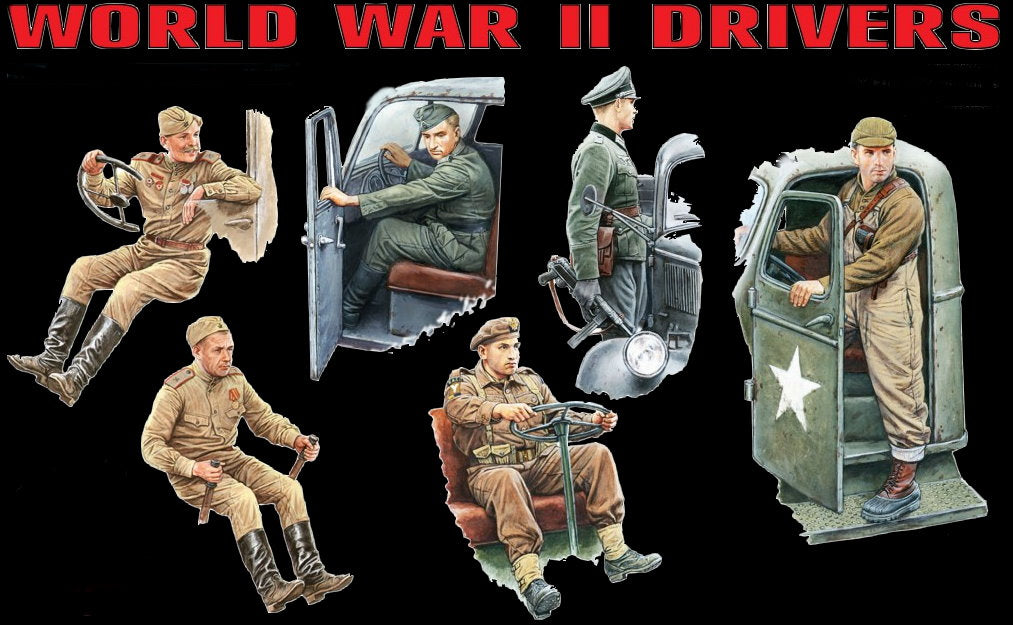 MiniArt Military Models 1/35 WWII Drivers Kit