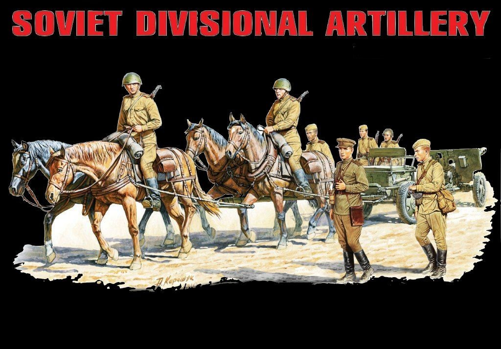 MiniArt Military Models 1/35 Soviet Divisional Artillery Kit