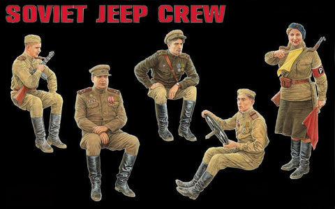 MiniArt Military Models 1/35 Soviet Jeep Crew Kit