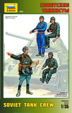 Zvezda Military 1/35 WWII Soviet Tank Crew (4) Kit
