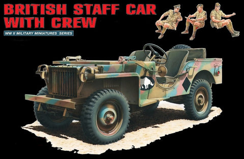MiniArt Military 1/35 British Bantam 40BRC Staff Car w/3 Crew Kit