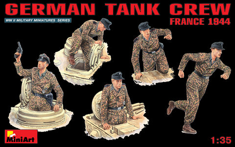MiniArt Military Models 1/35 German Tank Crew France 1944 Kit