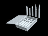 MiniArt Military Models 1/35 Soviet 57mm & 76mm Shells w/Ammo Boxes Kit