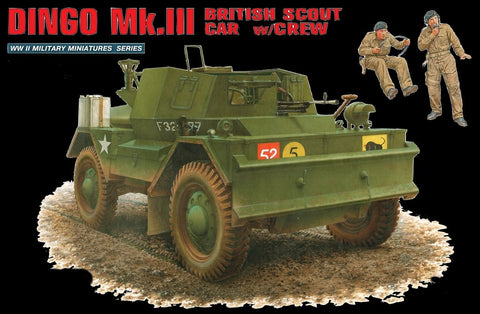 MiniArt Military Models 1/35 Dingo Mk III British Scout Car w/2 Crew Kit