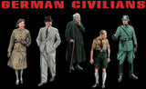 MiniArt Military Models 1/35 German Civilians (3) & Soldiers (2) Kit