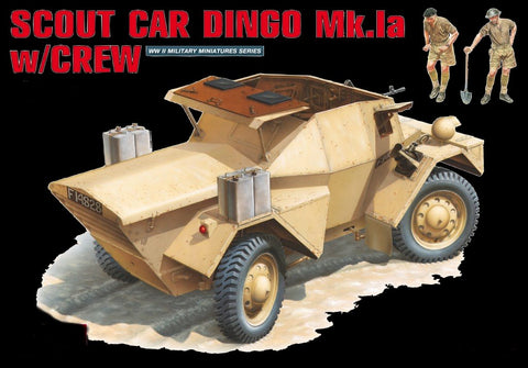 MiniArt Military Models 1/35 Dingo Mk Ia Scout Car w/2 Crew Kit