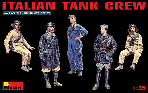 MiniArt Military Models 1/35 Italian Tank Crew Kit