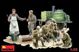 MiniArt Military Models 1/35 KP42 Field Kitchen w/Crew Winter Scene Kit