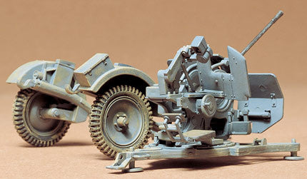 Tamiya Military 1/35 German 20mm Flak 38 Anti-Aircraft Gun w/SdAh51 Trailer Kit