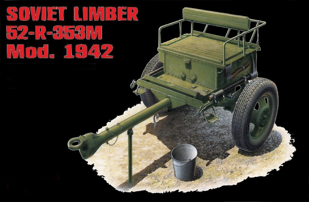 MiniArt Military Models 1/35 Soviet 52R 353M Mod 1942 Limber Kit