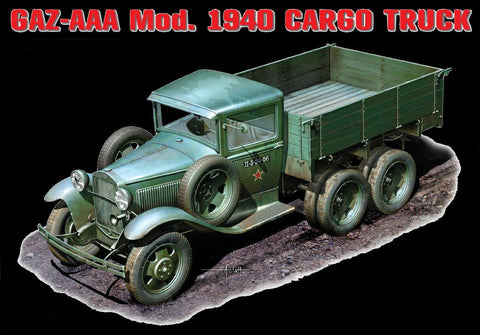 MiniArt Military Models 1/35 GAZ-AAA Mod 1940 Cargo Truck Kit